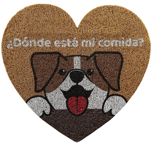 Limpiapies Perro "¿Dónde está mi comida?"