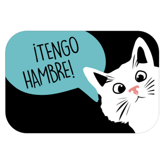 Limpiapies Gato "Tengo Hambre"